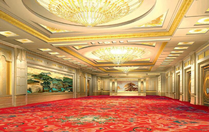 人民大会堂国宴厅的装饰工程由深圳市洪涛装饰工程公司总承包第三个