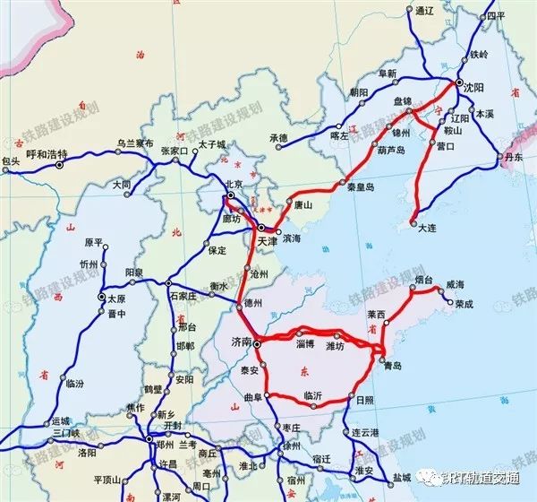 山东环形高铁线路图图片