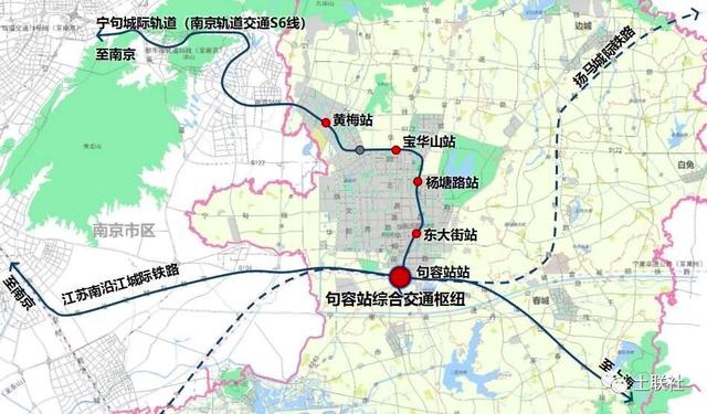 扬马城际句容段线路图图片