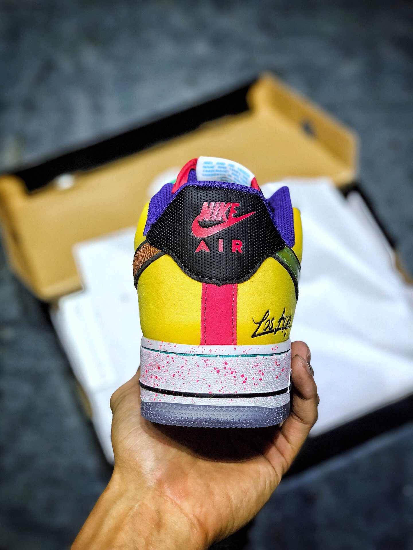 空军一号鸳鸯 nike air force 1 low "what the la" 洛杉矶限定