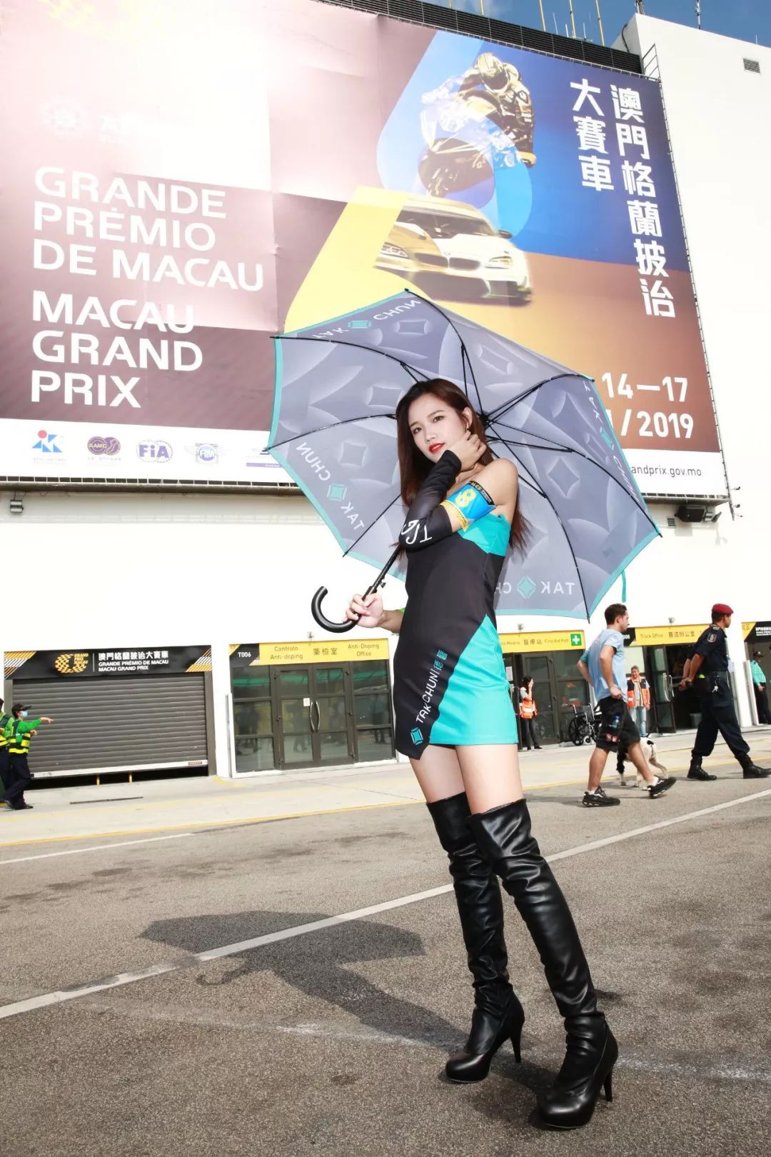 2019第66届澳门格兰披治大赛车赛车女郎2
