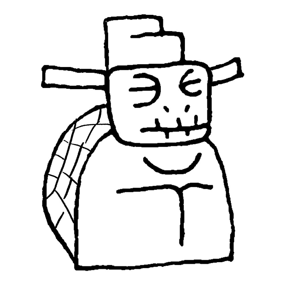 67一分钟简笔西游乌龟精