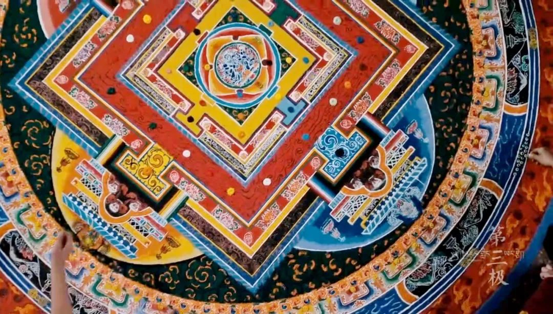沙画坛城繁华世界不过是指尖流沙