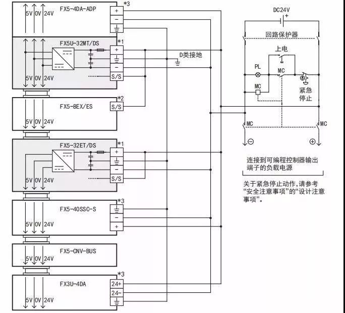 三菱fx5u模块接线大全