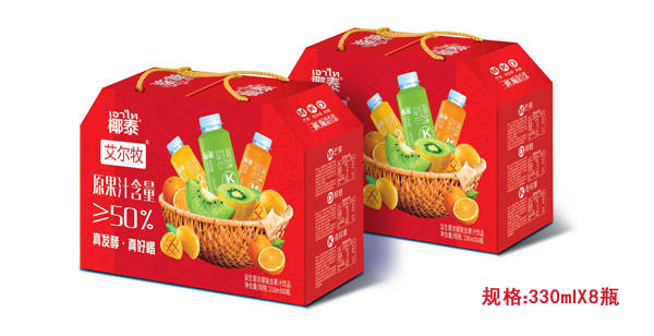 椰泰饮料推出全新礼盒装为春节送礼提供更多选择