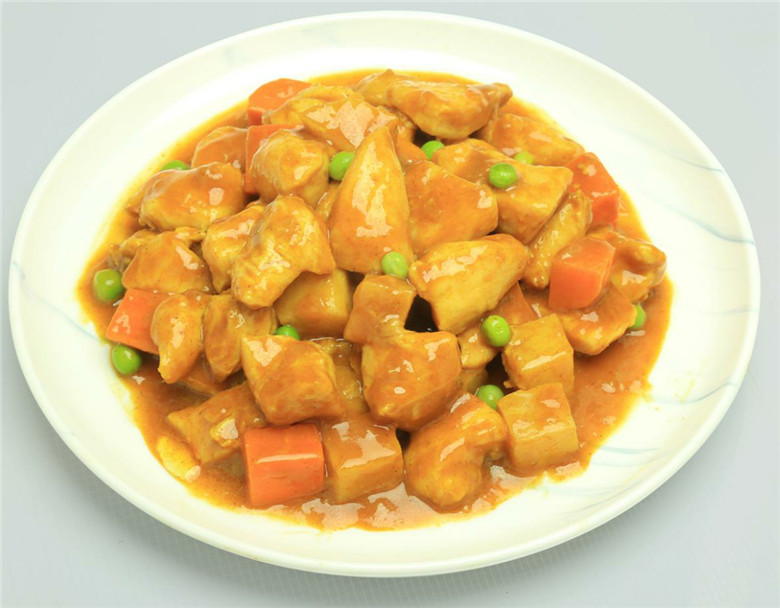 一碗咖喱端上桌三碗米饭不怕多