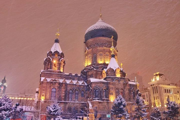【西塘国旅】哈尔滨上热搜啦!因为雪后教堂太美了!