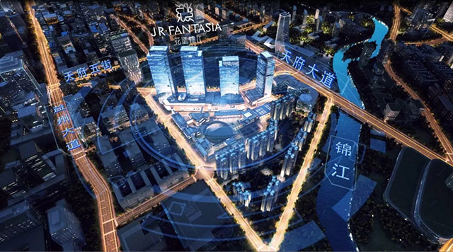 成都花样年红唐融入时尚元素打造令人震撼的城市综合体设计