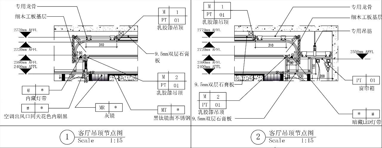 素材cad吊顶大样着急啊其他同事都画好了就差我这一部分的了