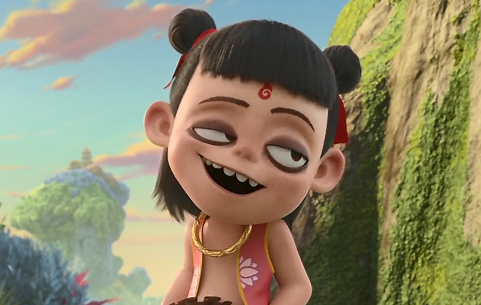 哪吒之魔童降世:哪吒变身申公豹,狂戳敖丙屁股,笑到肚子痛