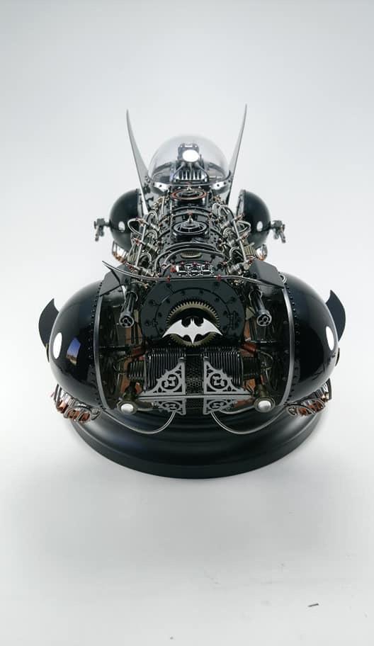 个性十足蒸汽朋克风格蝙蝠侠战车