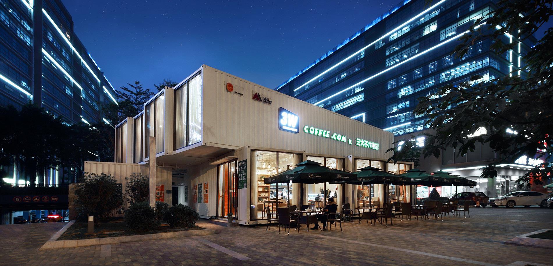 集装箱咖啡馆 i低调有内涵的"4 4 2"_上海集装客