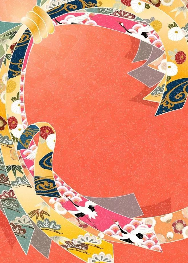 绘画素材日系和风纹样参考