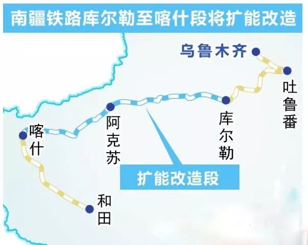 【1053关注】南疆铁路提速扩能改造项目阿克苏至喀什段开工