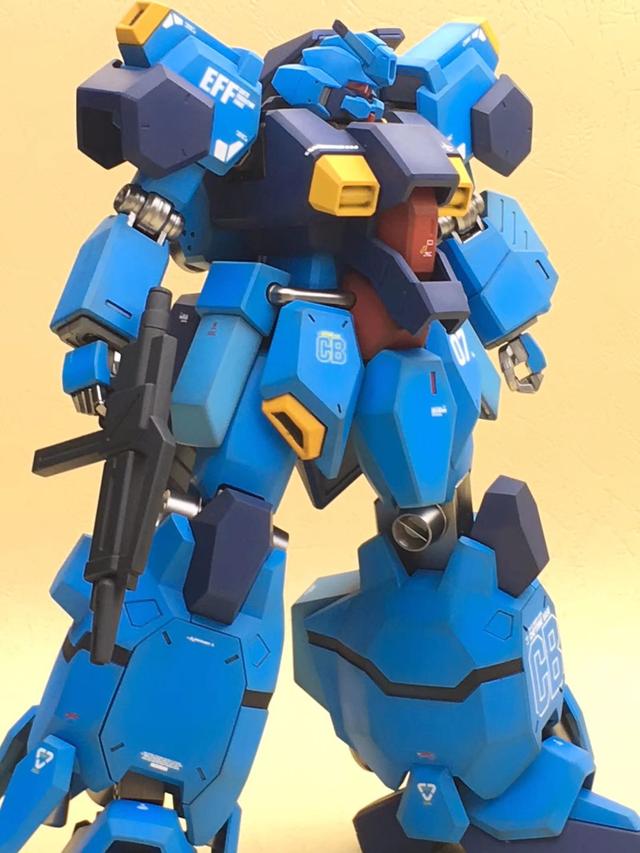 根大木秀超级正点的阴影涂装作品hg古斯塔夫64卡尔