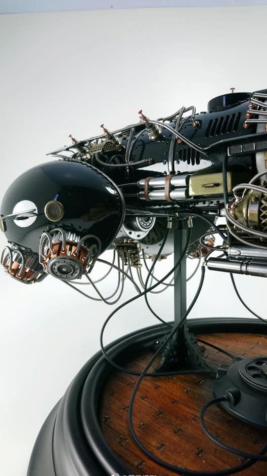 个性十足蒸汽朋克风格蝙蝠侠战车