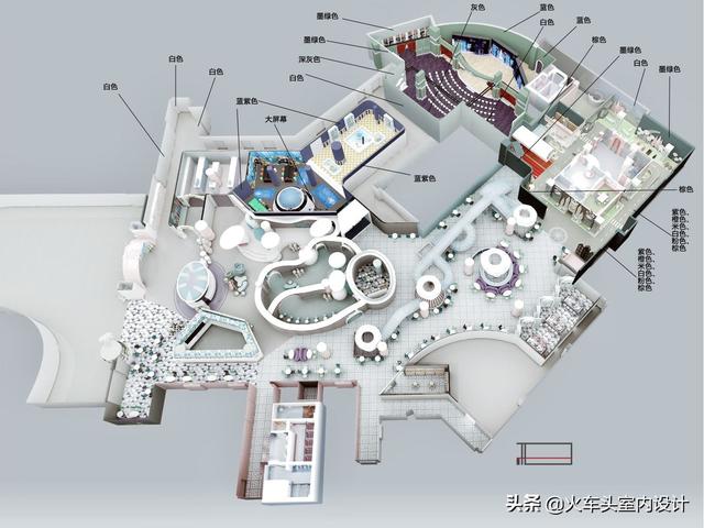 城堡亲子乐园儿童乐园游乐场室内设计丨效果图方案 全套施工图cad