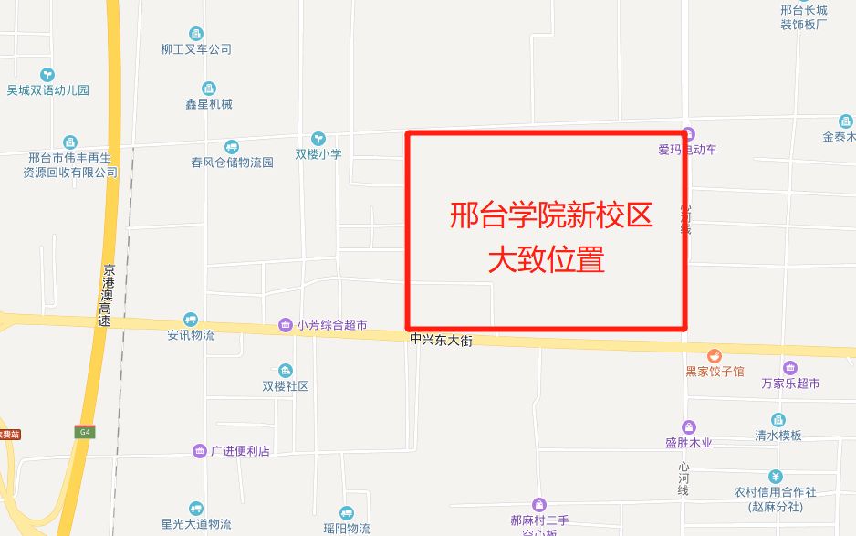 涉及顺德路北延邢台学院即将扩建