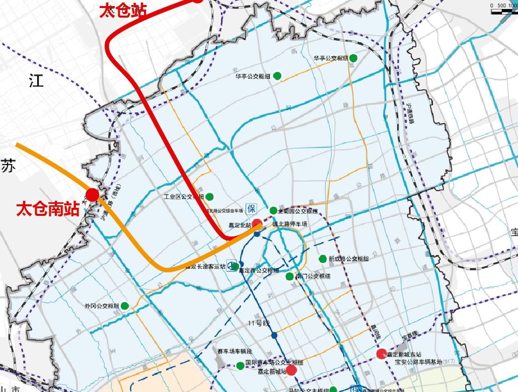 嘉闵线嘉戬公路站规划图片