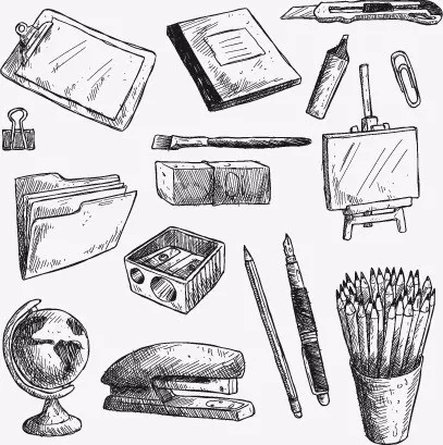 艺考优选美术艺考生零基础学习素描几何体第一课素描工具介绍和正确