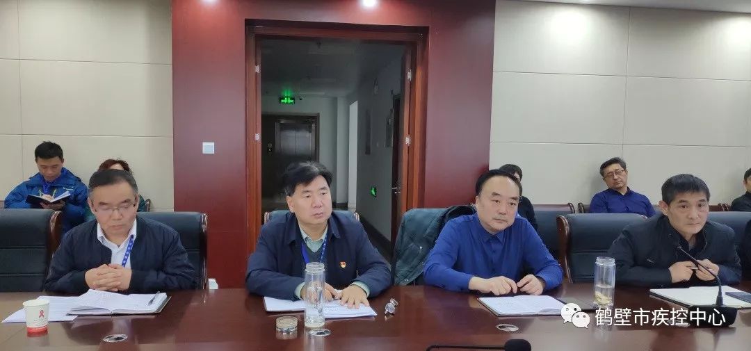 鹤壁市卫健委领导莅临市疾控中心调研指导