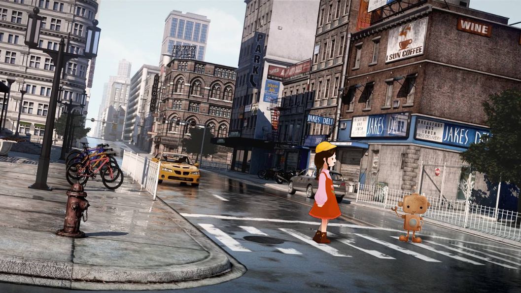 天早黑了,为啥社彩的机械之城还这么亮?_女孩