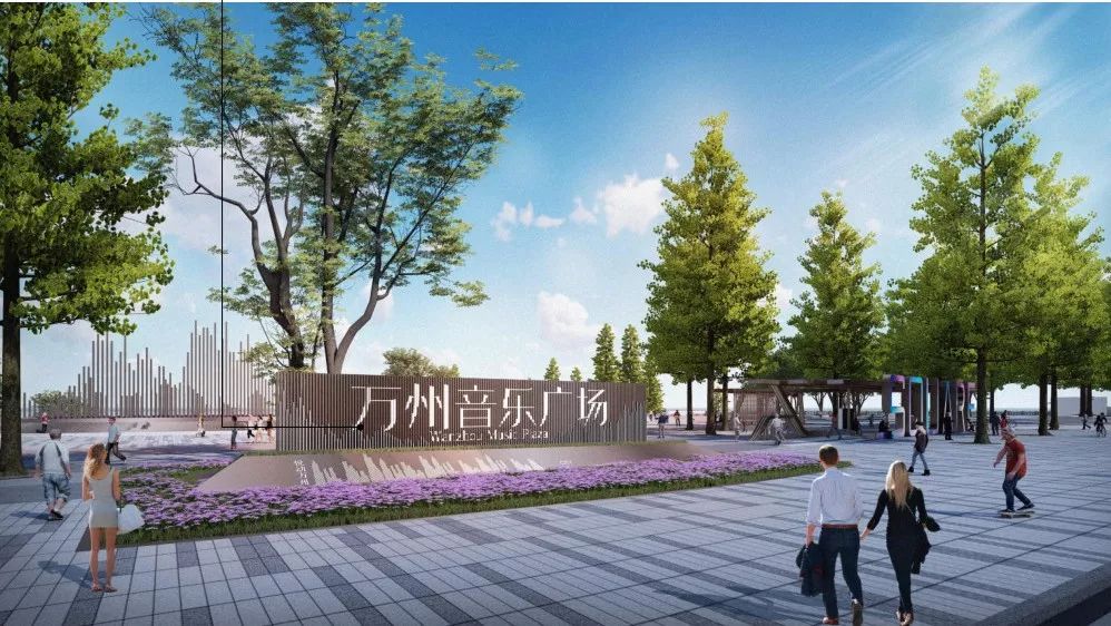 万州北滨路在建观景玻璃栈桥,亲水台……马上开放!_广场