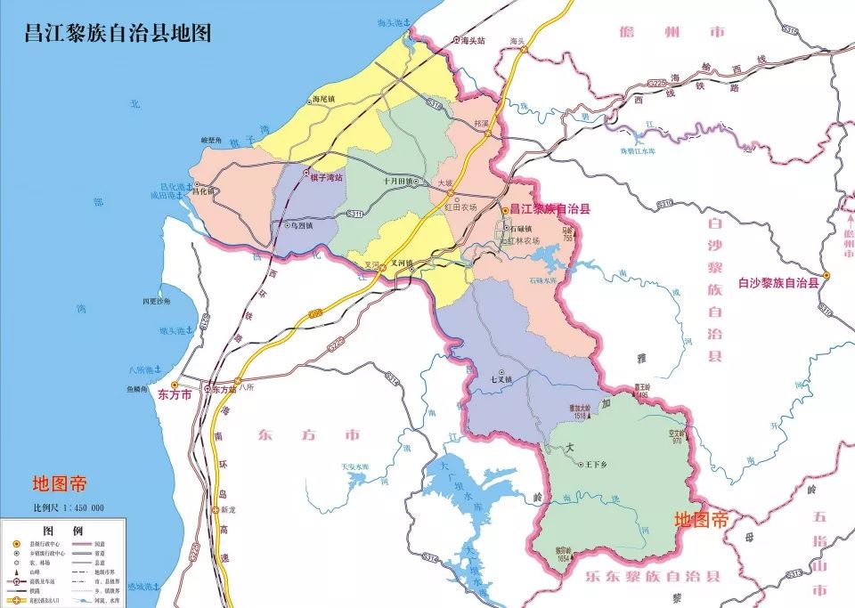 昌江区 行政区划图片