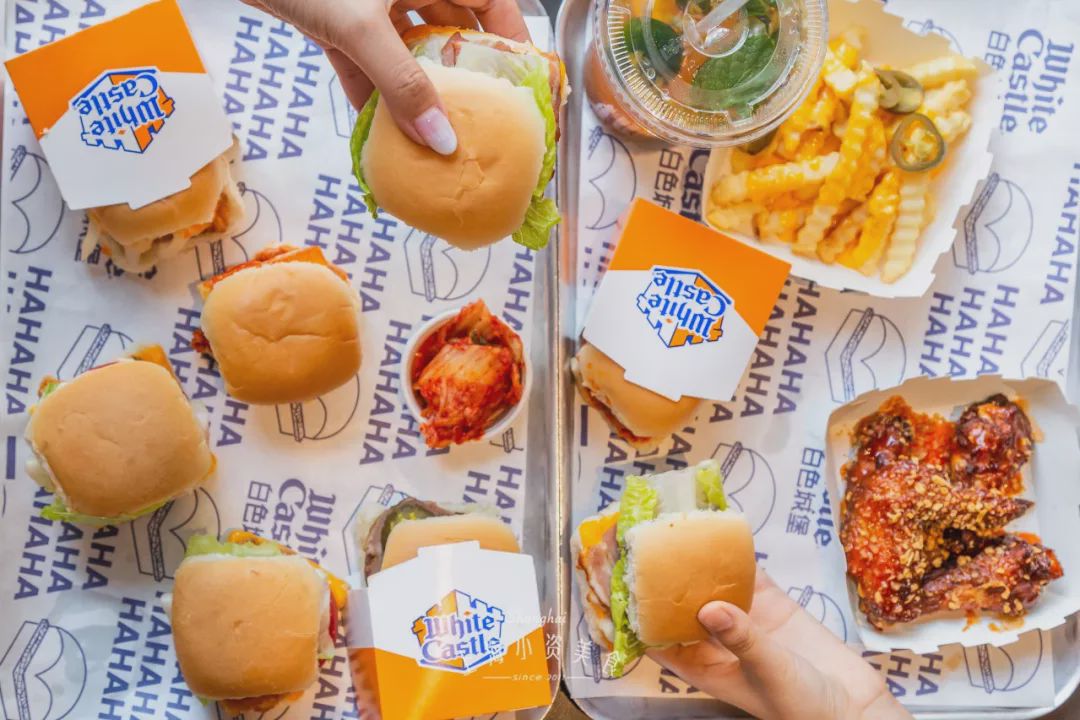 white castle白色城堡迷你汉堡