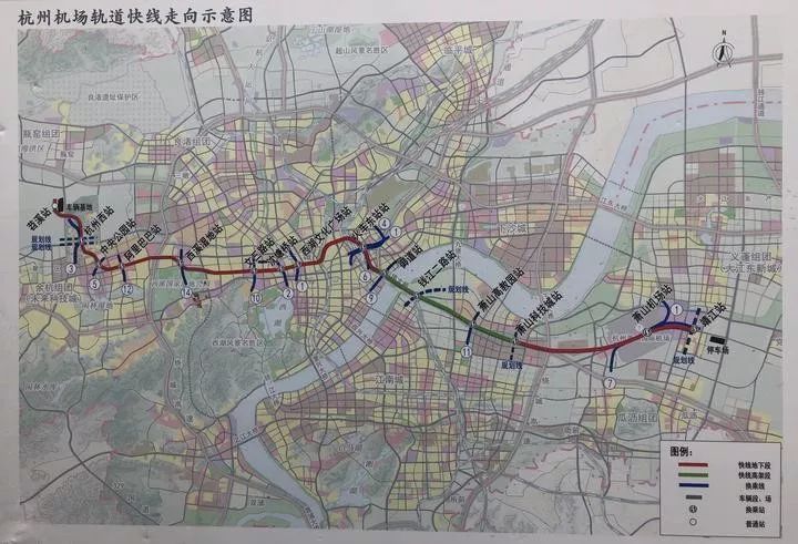 連接了杭州西站,杭州東站,蕭山機場等重要對外交通樞紐