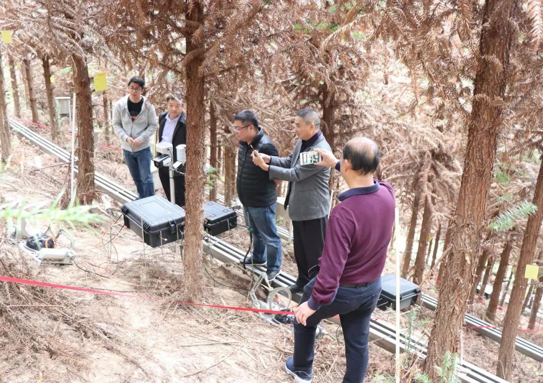 局长张田华一行考察福建三明森林生态系统与全球变化野外科学研究站