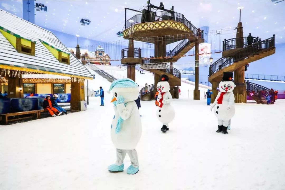 广州融创雪世界震撼福利268元抢雪世界滑雪娱雪3小时娱雪夜场门票1张