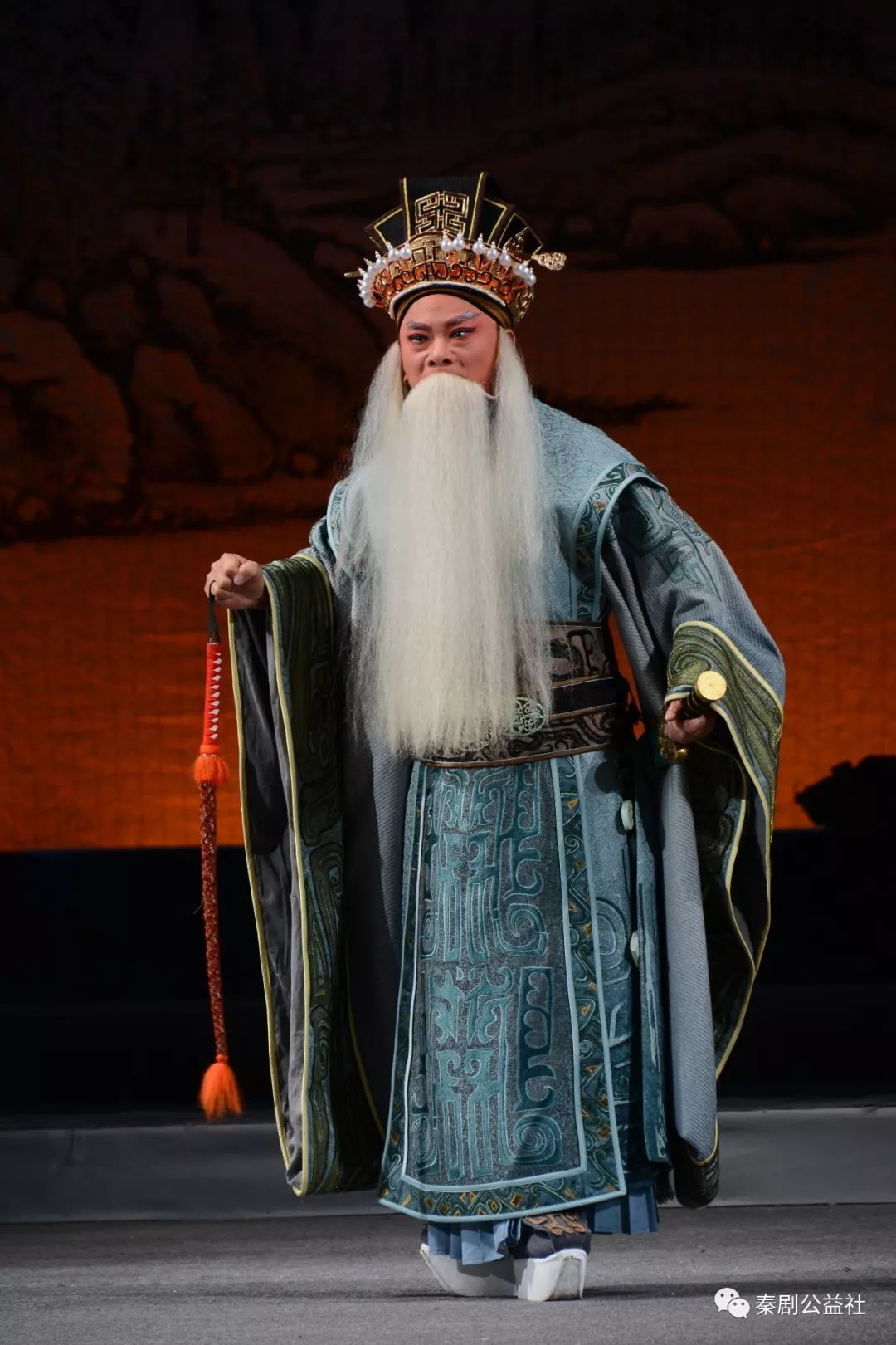 岐山县剧团创排丁良生主演新编历史剧甘棠清风在岐山火爆首演附现场