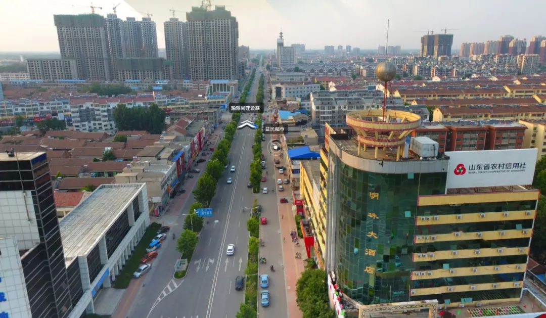 16张航拍图,带你看看禹城繁华新面貌._市中路