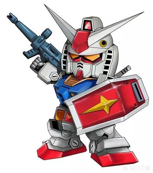 其次,我还是要推荐万代bb战士系列中的,q版夏亚专用红扎古ms-06s zaku