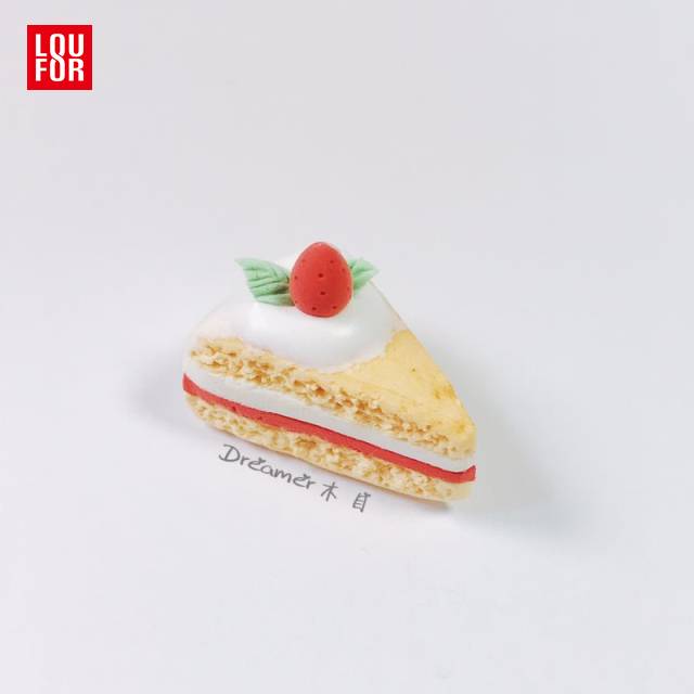 超轻粘土教程丨奶油蛋糕制作图解