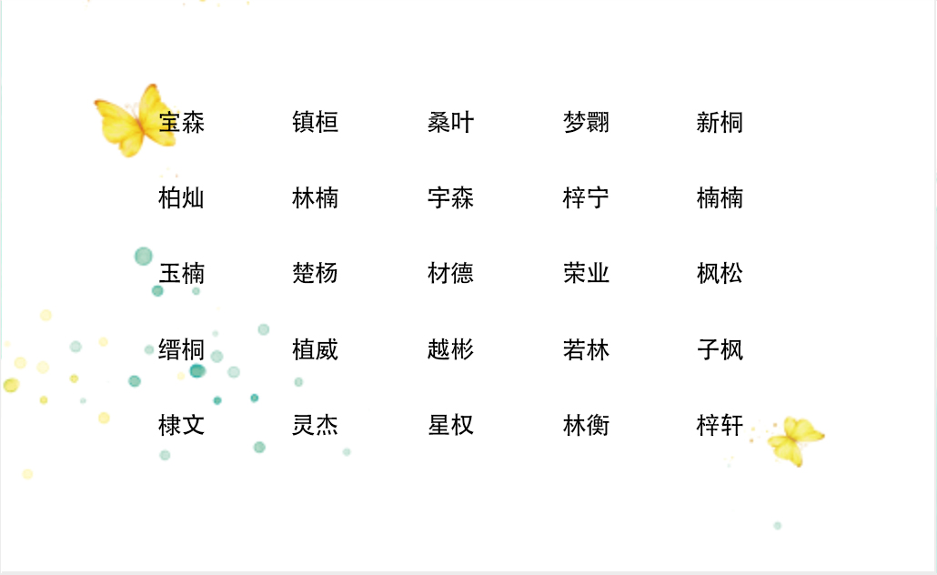 木字旁男孩取名:300個清新俊逸的好名字!