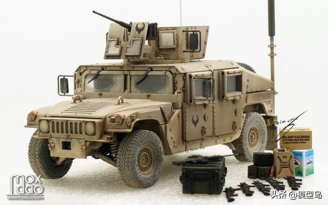 135m1151美军重装悍马模型作品