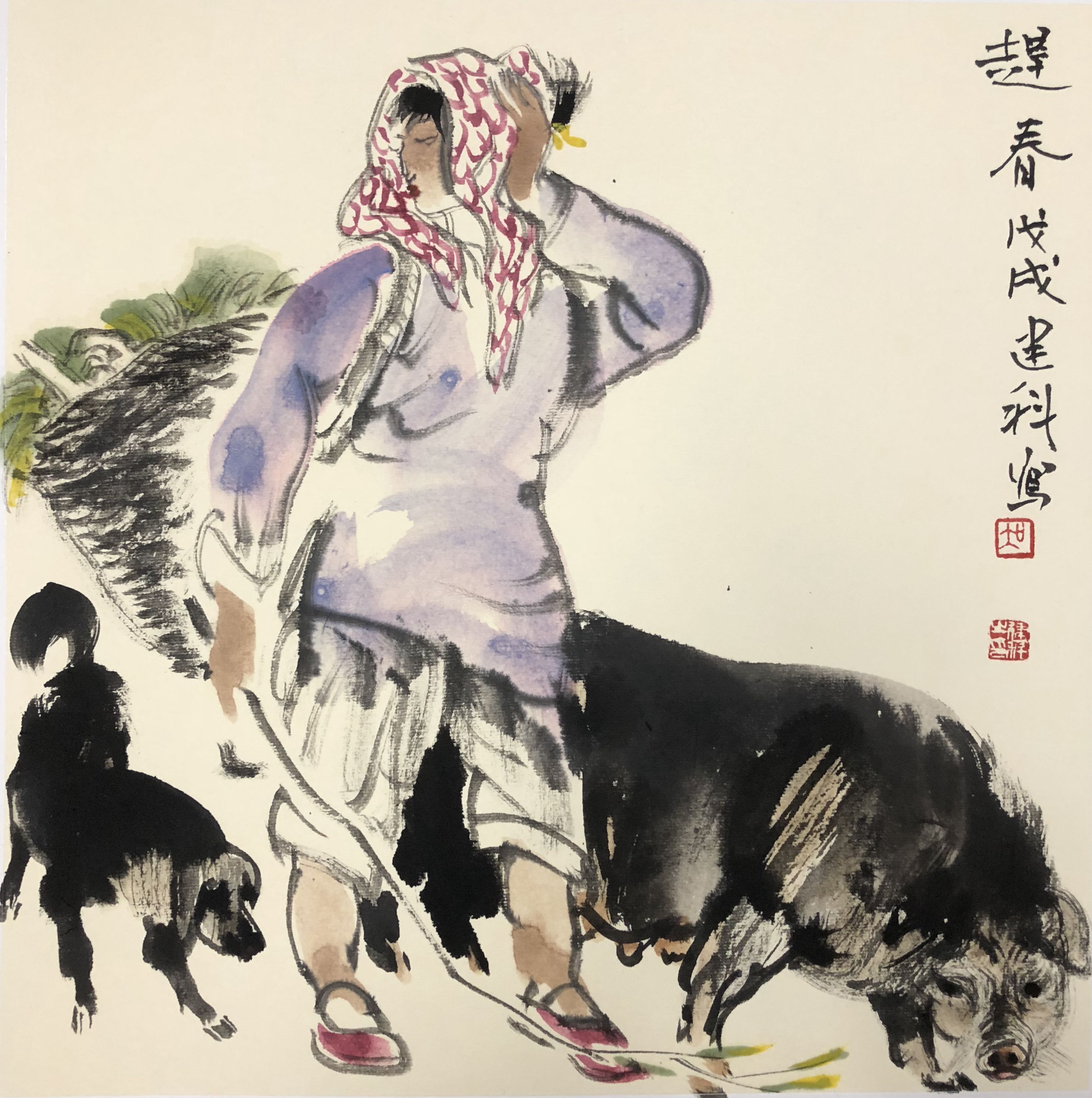 中国画名家画家吴建科作品欣赏