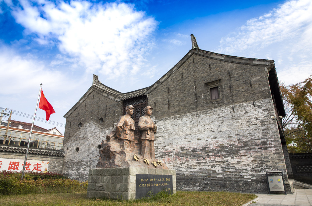 江都郭村保卫战纪念馆图片