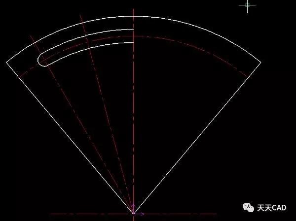cad怎么画扇形展开图图片