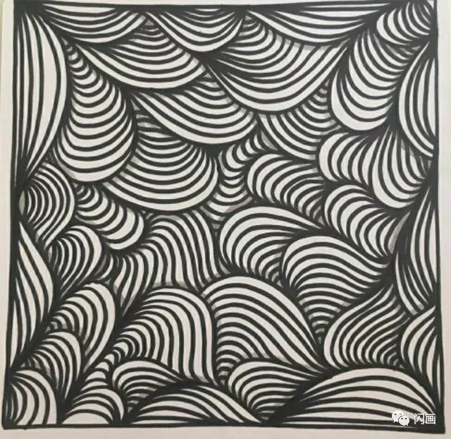 介绍8种禅绕画基本图案的画法,并标注图案的一些应用联想.