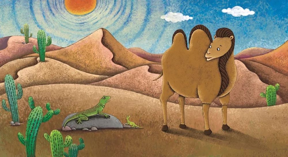 睡前故事丨沙漠里的脚印_骆驼