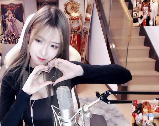 lpl解说腐团儿日常直播截图,网友:感觉你变了,变好看了