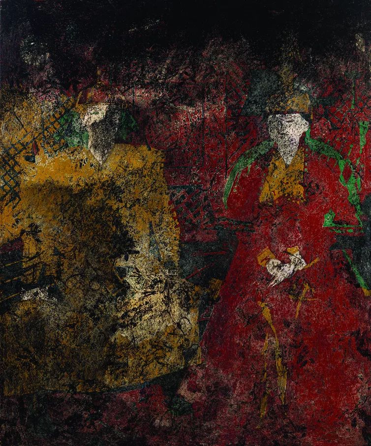 191cm×191cm 油画获奖提名作品和煦时光 谢郴安 176cm×196cm 油画