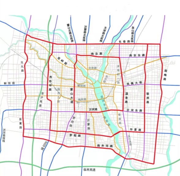 临沂交通规划三环十五射!上班路上更畅通!