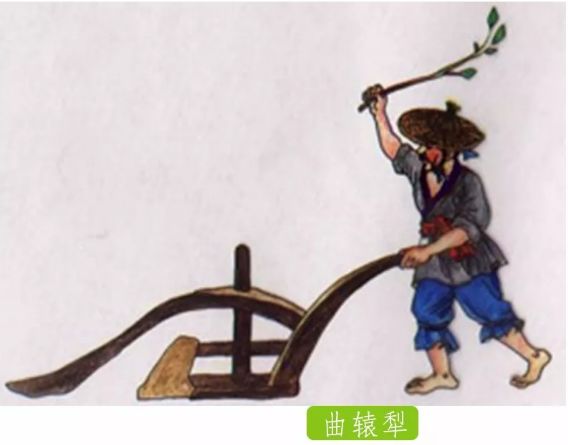 v字型铁犁头减少了耕作的阻力,铁插增加了翻土的深度,铁耨则可有效地