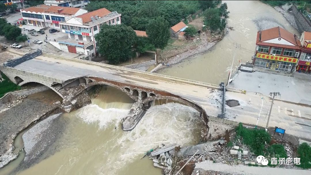 重要交通要道被洪水冲毁的大桥修好了今天正式通车