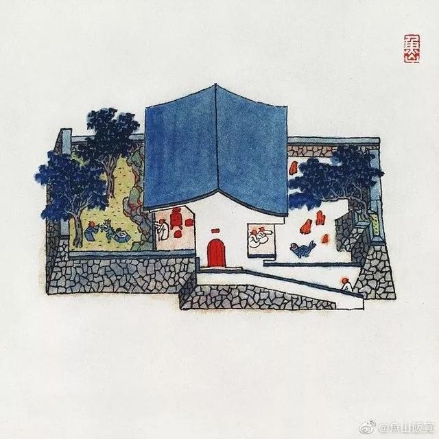 他是建筑界的绘画奇才把一个古装小人国画火了
