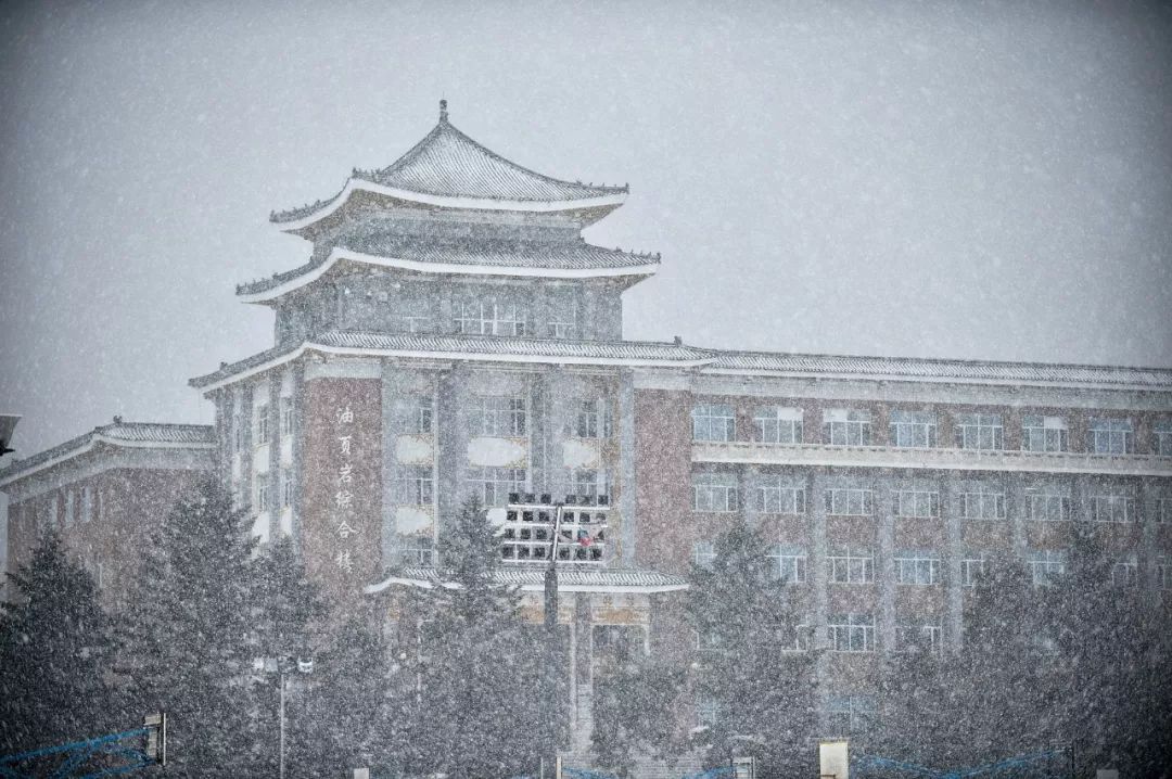 长春中医药大学雪景图片